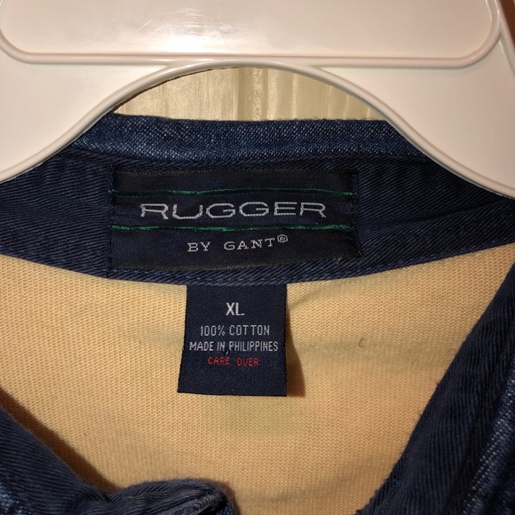 Colorblock Rugger Long Sleeve. - Picture 5 of 6